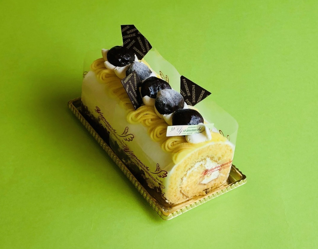 マロンロールケーキ 宮崎市のケーキ屋さん ケーキファクトリーヤマウチ